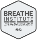 Breathe Institute Ambassador 2023 badge