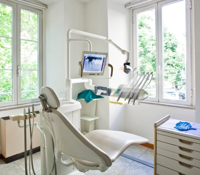 Dental exam chair